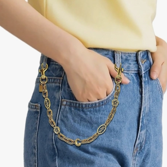 Gold Floral Chain Strap - Picture 5 of 5